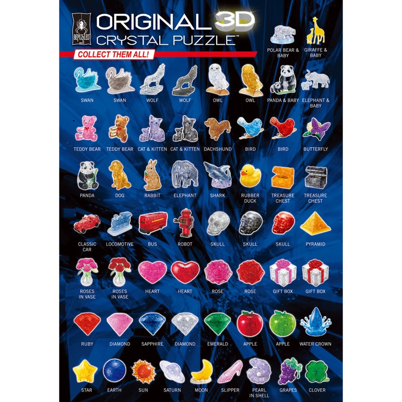 BePuzzled, Dragon Deluxe Original 3D Crystal Puzzle, Perfect for Puzzlers Ages 12 and Up, Challenging to Complete and Beautiful to Display, Collect Them All - Image 3